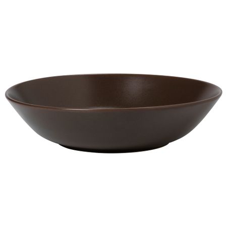 Тарелка глубокая ДИНЕРА, коричневый (22 см)