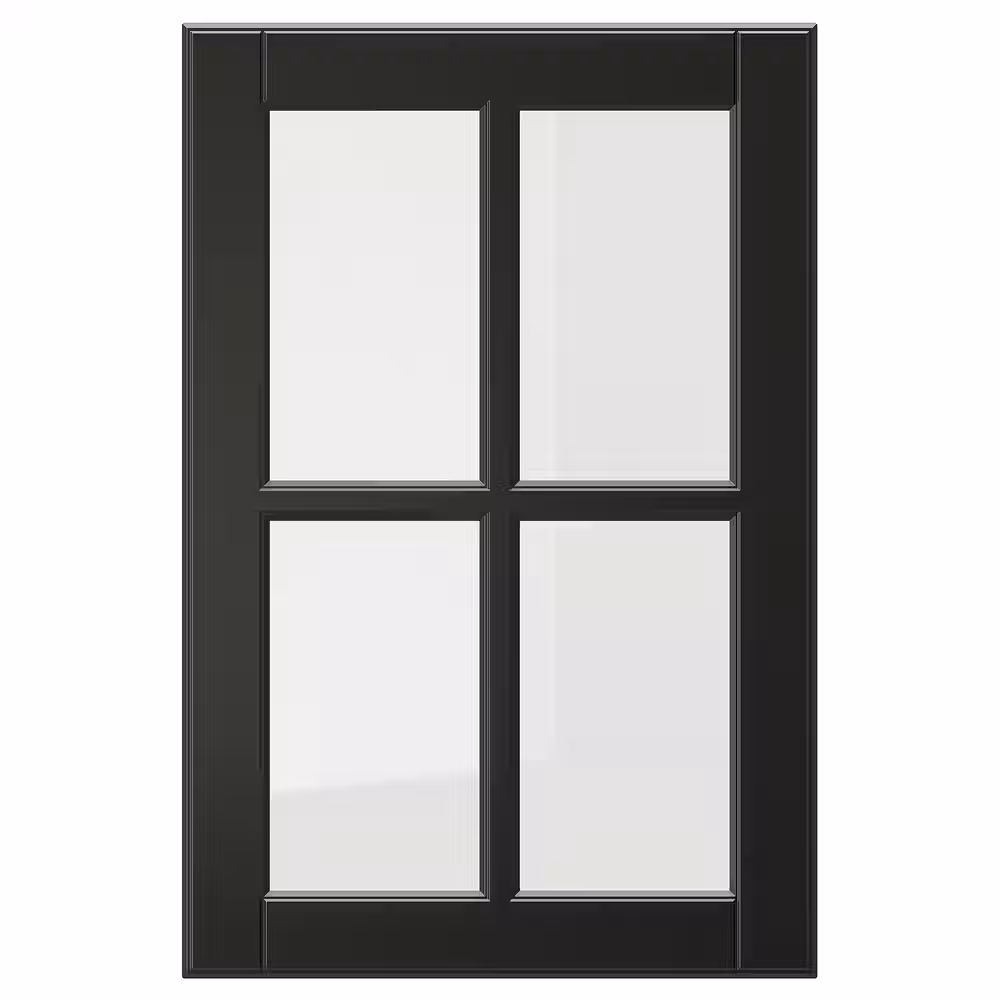 BODBYN Стеклянная дверь - чёрный 40x60 см - фото 1