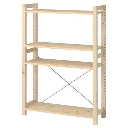 Стеллаж, 89x30x124 см, сосна IKEA IVAR ИВАР 893.097.22