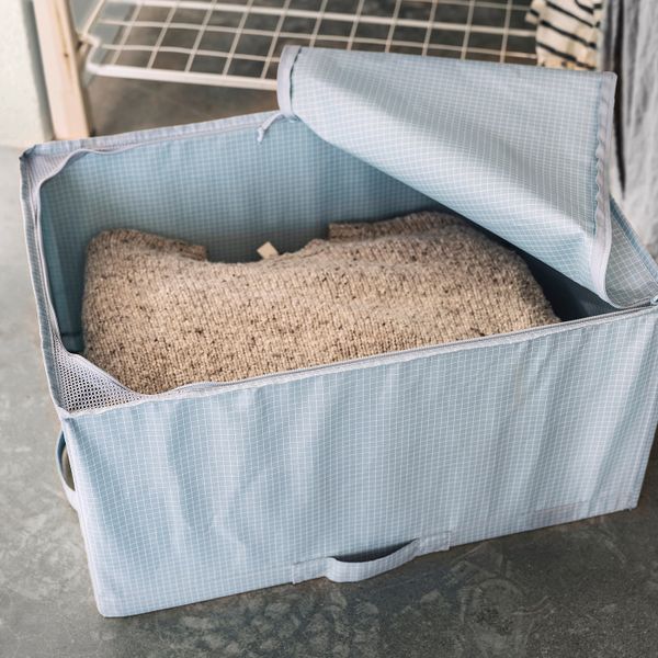 Сумка для хранения, сине-серый 34x51x28 см IKEA STUK СТУК 704.939.23 - фото 3