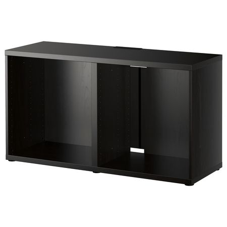 BESTÅ Тумба под ТВ - черно-коричневый 120x40x64 см