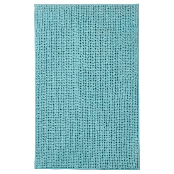 Коврик для ванной, бирюзовый 50x80 см IKEA TOFTBO ТОФТБУ 204.799.91 - фото 1