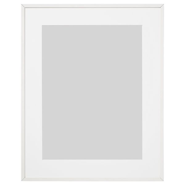 Рама, белый 40x50 см IKEA LOMVIKEN ЛОМВИКЕН 904.194.61 - фото 1