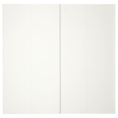 HASVIK Пара раздвижных дверей - белый 200x201 см
