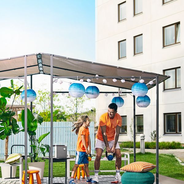 Настил, для/улицы, темно-серый 0.81 м² IKEA RUNNEN РУННЕН 303.761.72 - фото 9