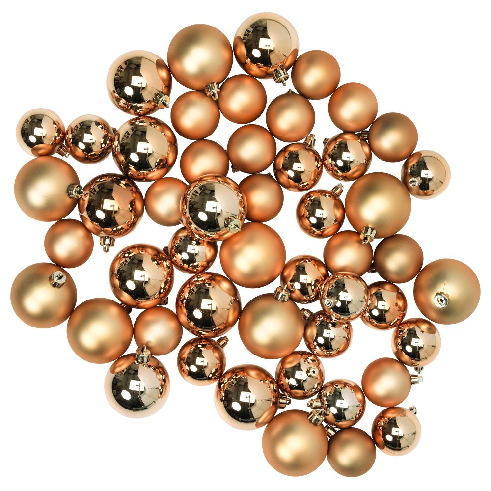 Украшение шар, 50 шт. ВИНТЕР 2015, золотой - схема-чертеж с размерами