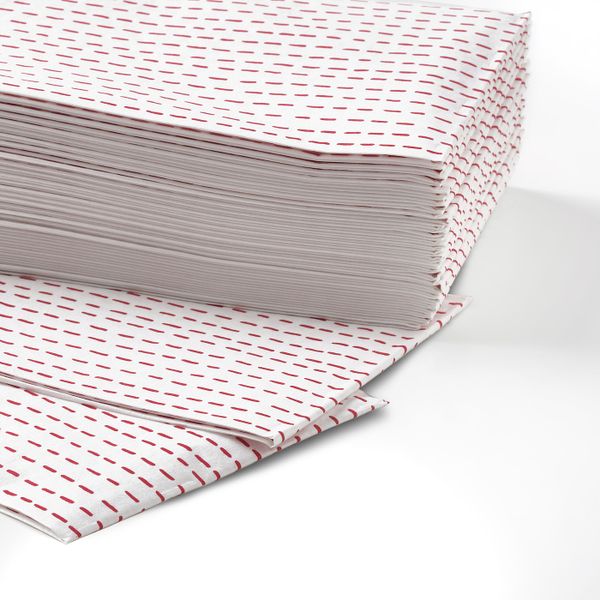 Салфетка бумажная, белый/красный, 38x38 см IKEA ВИНТЕРФЕСТ 904.328.20 - схема-чертеж с размерами
