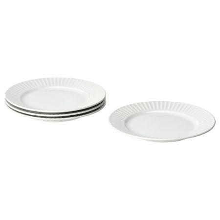 Тарелка, белый, 27 см IKEA STRIMMIG СТРИММИГ 504.681.99