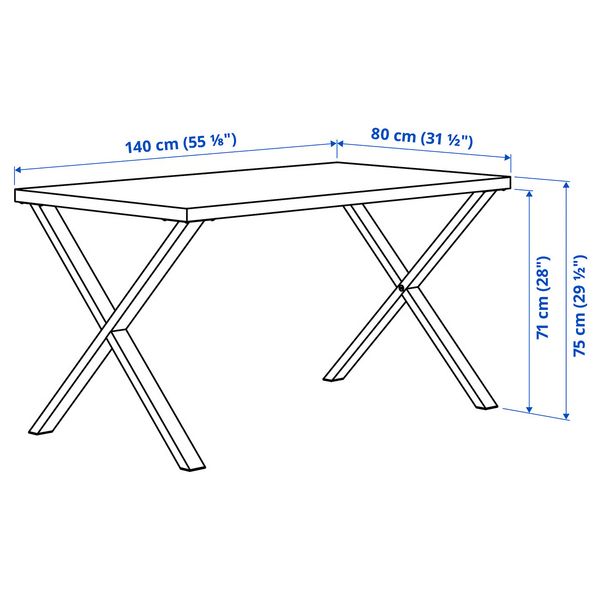 IKEA, дополнительный ракурс - схема-чертеж с размерами