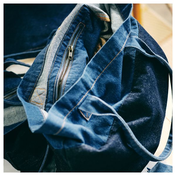 Сумка, 34x35 см, синий IKEA MÄVINN 405.520.37 - схема-чертеж с размерами