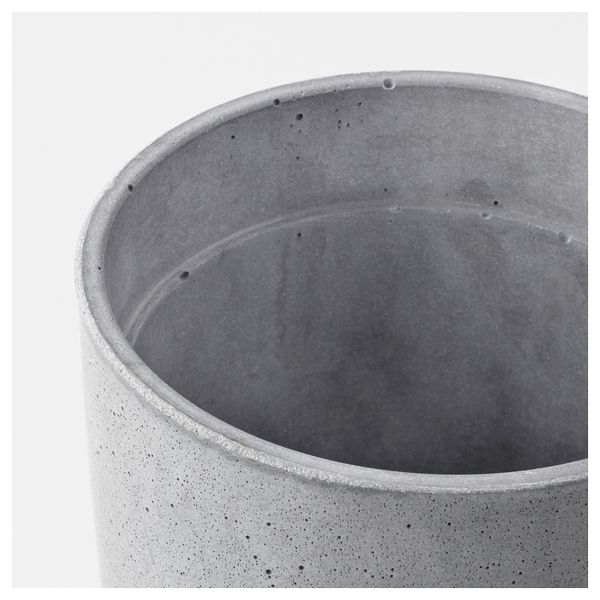 Кашпо БОЙСЕНБЭР, д/дома/улицы светло-серый - схема-чертеж с размерами