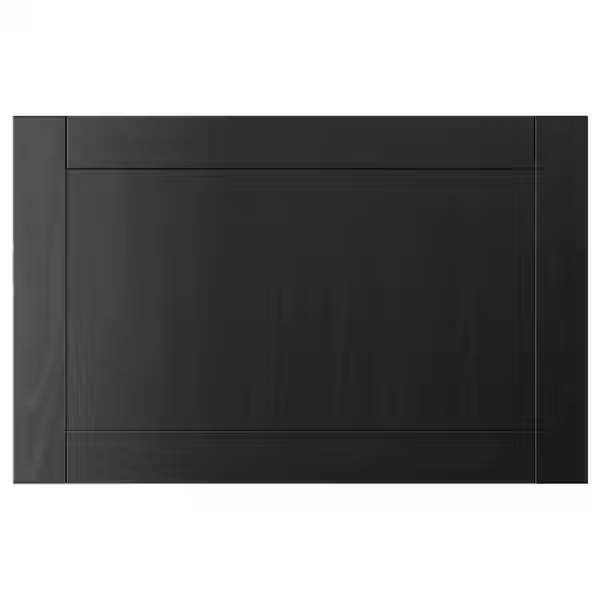 HANVIKEN Дверь/фронтальная панель ящика - черно-коричневый 60x38 см - фото 1