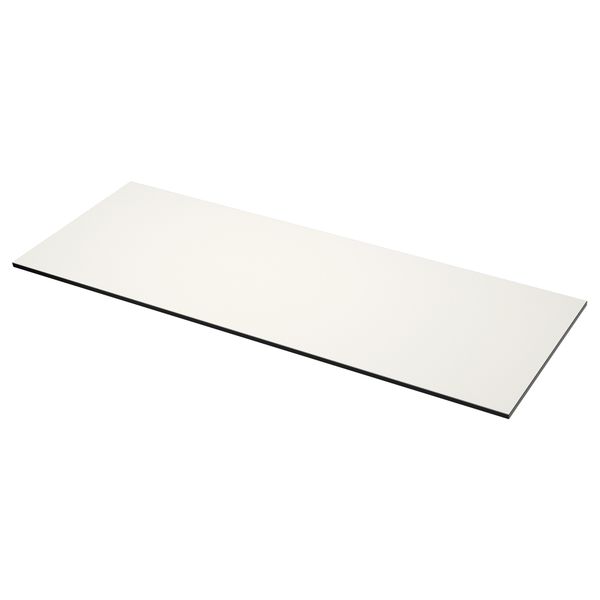 Столешница, двусторонняя ГОТШЭР, белый, черный с черной окантовкой - фото 3