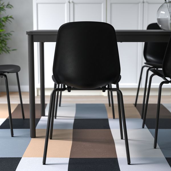 Стул, черный, сефаст черный IKEA LIDÅS 495.055.60 - фото 5