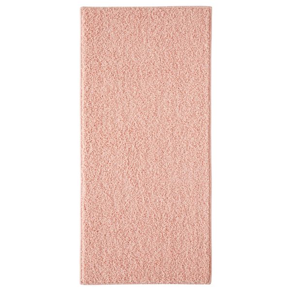 Ковер, длинный ворс АЛЛЕРСЛЕВ, светло-розовый (57x120 см) - фото 1