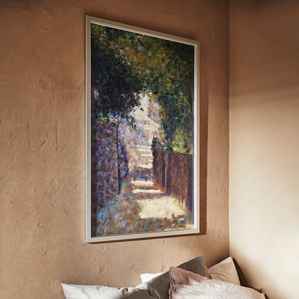 Картина с рамой, Улица Св. Винсента весной, цвет алюминия, 78x118 см IKEA BJÖRKSTA БЬЁРКСТА 694.168.79 - фото 3