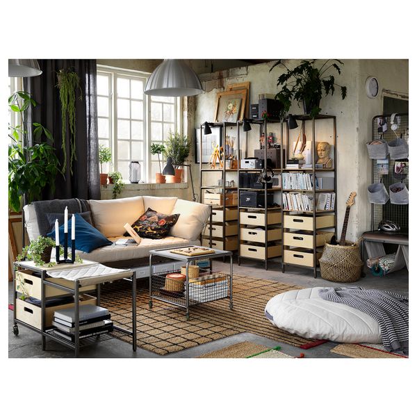 Стеллаж ВЕБЕРЁД, естественный (45x181 см) - фото 2