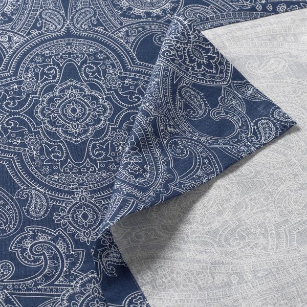 Простыня, темно-синий/белый 150x260 см IKEA JÄTTEVALLMO ЙЭТТЕВАЛЛМО 205.015.86 - фото 3