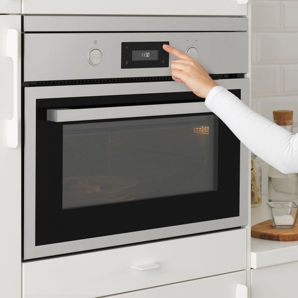 Комбинированная СВЧ с горячим обдувом, нержавеющая сталь IKEA ANRÄTTA АНРЭТТА 404.119.00 - фото 5