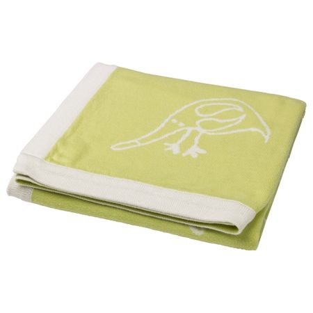Одеяло детское ДЬЮРСПОР, белый, светло-зеленый (85x115 см)