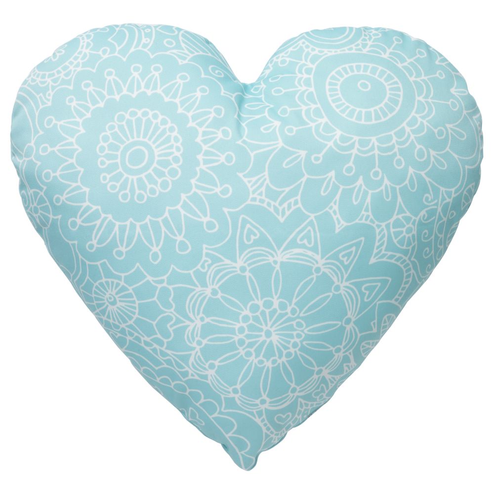 Подушка ВЭНСКАПЛИГ, бирюзовый (45x45 см) - фото 1