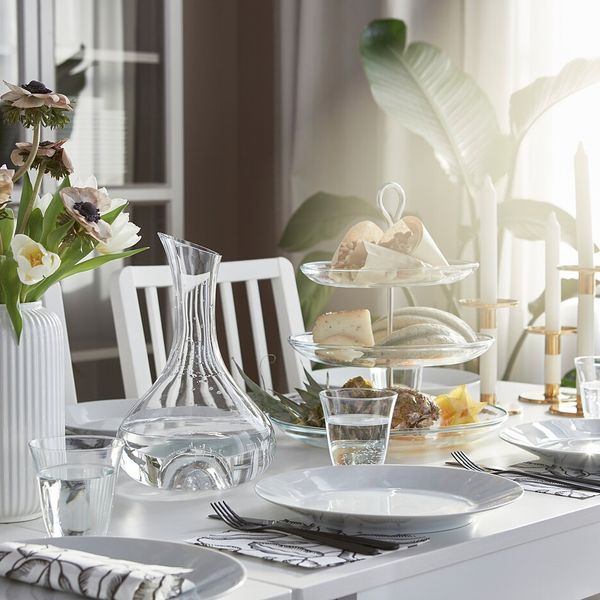 Стакан, прозрачное стекло 28 сл IKEA FRAMTRÄDA ФРАМТРЭДА 503.928.21 - схема-чертеж с размерами