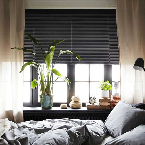 Жалюзи плиссе, блокирующие свет, темно-серый 100x190 см IKEA SCHOTTIS ШОТТИС 803.721.19 - схема-чертеж с размерами