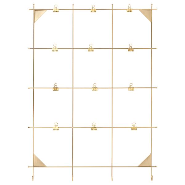 Доска для записей, с зажимами, желтая медь IKEA MYRHEDEN МЮРХЕДЕН 203.642.64 - фото 1