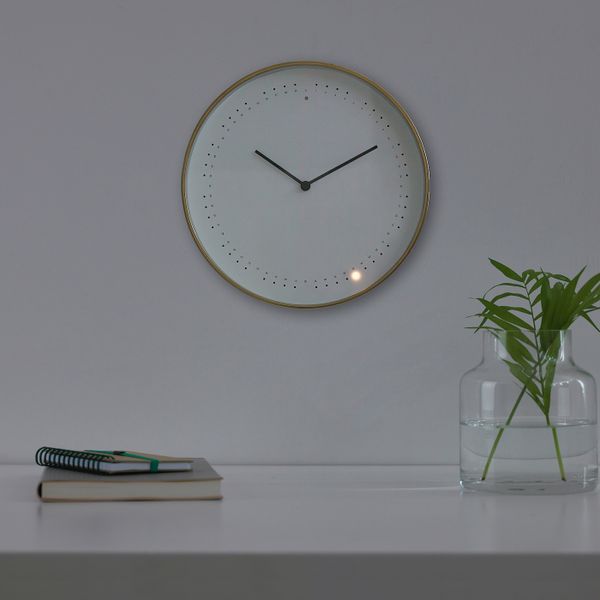 Настенные часы 24 см IKEA ПАНОРЕРА 003.741.60 - фото 3