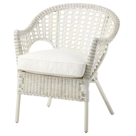 Кресло с подушкой-сиденьем ФИННТОРП / ЮПВИК, белый