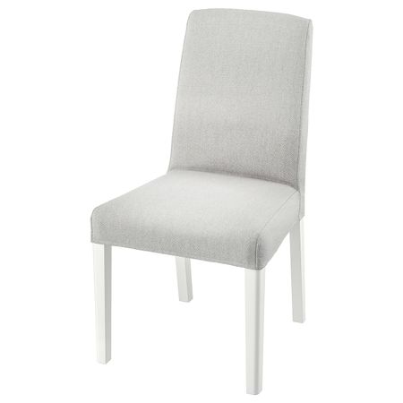 Стул, белый/Оррста светло-серый IKEA BERGMUND БЕРГМУНД 393.877.36