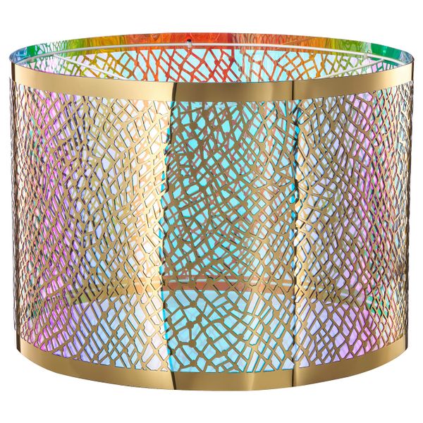 Абажур, сетчатый орнамент золотой 44 см IKEA KARISMATISK КАРИСМАТИСК 404.990.40 - фото 1