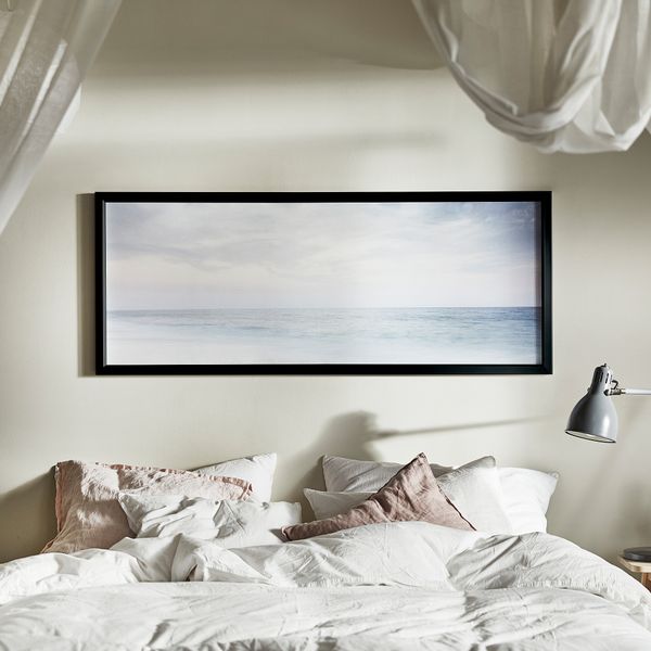 Картина с рамой, Океанский штиль, черный, 140x56 см IKEA BJÖRKSTA БЬЁРКСТА 294.168.38 - фото 3