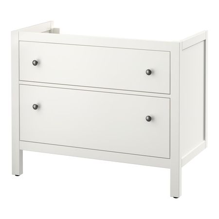 HEMNES Шкаф для раковины с 2 ящ - белый 100x47x83 см