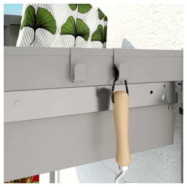 Стол для пересаживания растений ХИНДЭ, серый (78x37 см) - фото 4