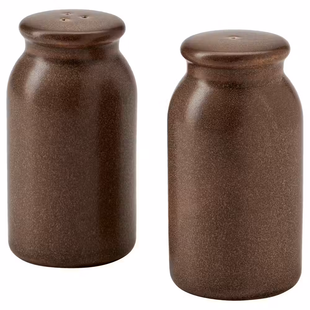 BRUGDHAJ БРУГДХЭЙ Солонка/перечница, 2 штуки - коричневый 9 см - фото 1