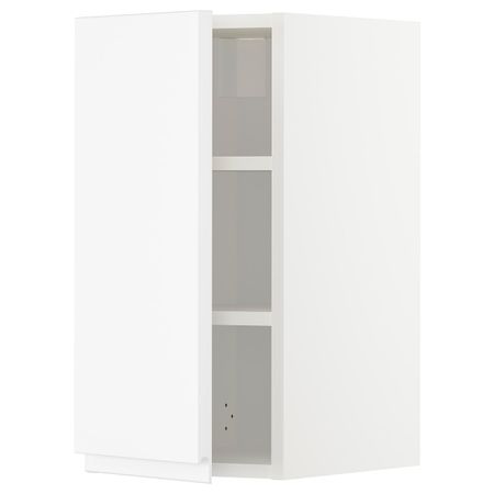 Навесной шкаф с полками, белый/Воксторп матовый белый 30x60 см IKEA METOD МЕТОД 494.467.64