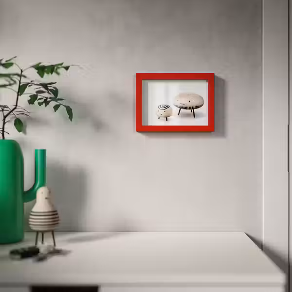 RÖDALM РЁДАЛЬМ Рама - красный 13x18 см - фото 2