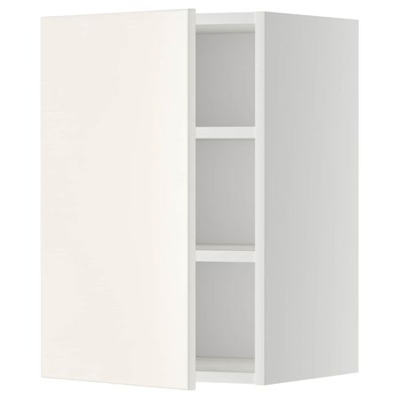 Навесной шкаф с полками, белый/Веддинге белый 40x60 см IKEA METOD МЕТОД 994.451.49