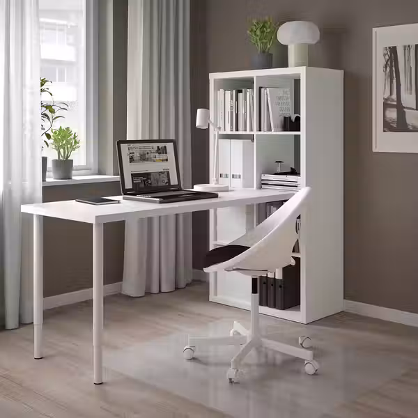 KALLAX / LAGKAPTEN Стол, комбинация - белый 77x179x147 см - фото 2