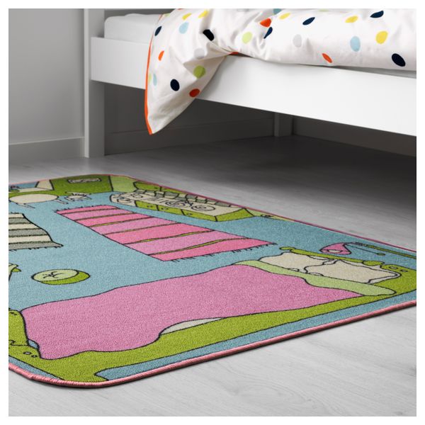 Ковер, короткий ворс РУММЕТ, разноцветный (100x133 см) - фото 2