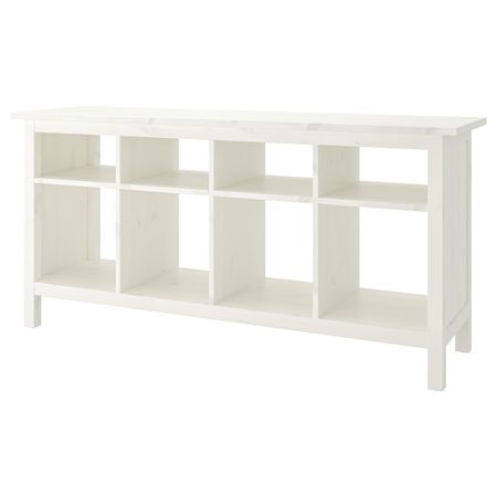 Консольный стол, белая морилка 157x40 см IKEA HEMNES ХЕМНЭС 603.831.52
