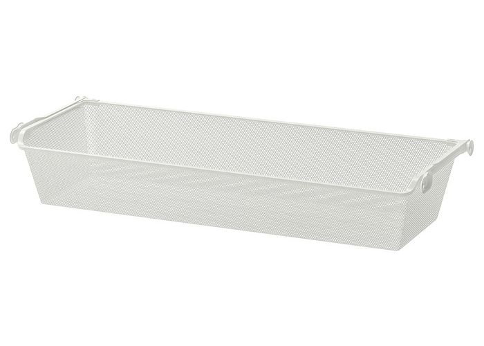 KOMPLEMENT Сетчатая корзина с направляющими - белый 100x35 см
