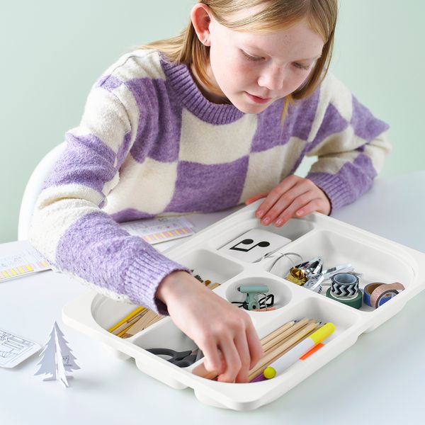 Комбинация с контейнером и лотками, светлая беленая сосна белый, серый, 32x44x52 см IKEA TROFAST ТРУФАСТ 295.733.00 - фото 6