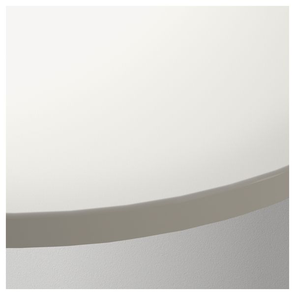 Столешница ХИССМОН, в форме кешью, белый (140x75 см) - схема-чертеж с размерами