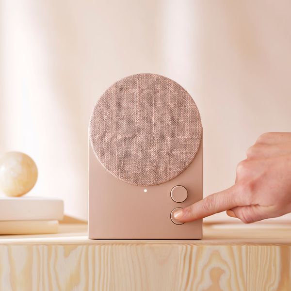 NATTBAD Динамик bluetooth - розовый - схема-чертеж с размерами