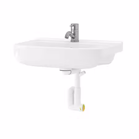 BJÖRKÅN Раковина с сифоном/смесителем - белый 54x40 см