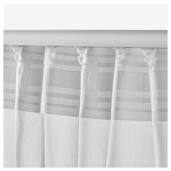 Гардины, 1 пара ВИВАН, белый (145x300 см) - фото 4