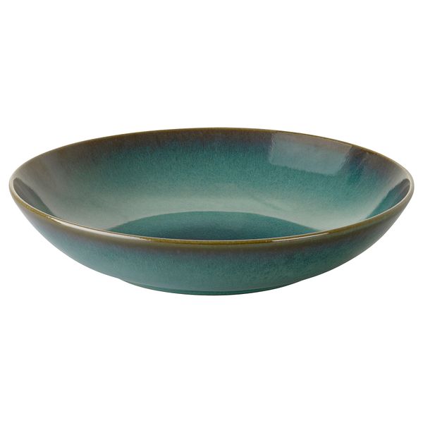 Тарелка глубокая, полированный зеленый, 23 см IKEA FÄRGKLAR ФЭРГКЛАР 805.864.36 - фото 2