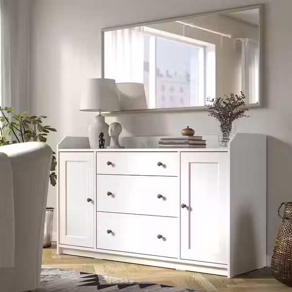 NYPONBUSKE НИПОНБЮСКЕ Зеркало - серо-бежевый 65x135 см - фото 4